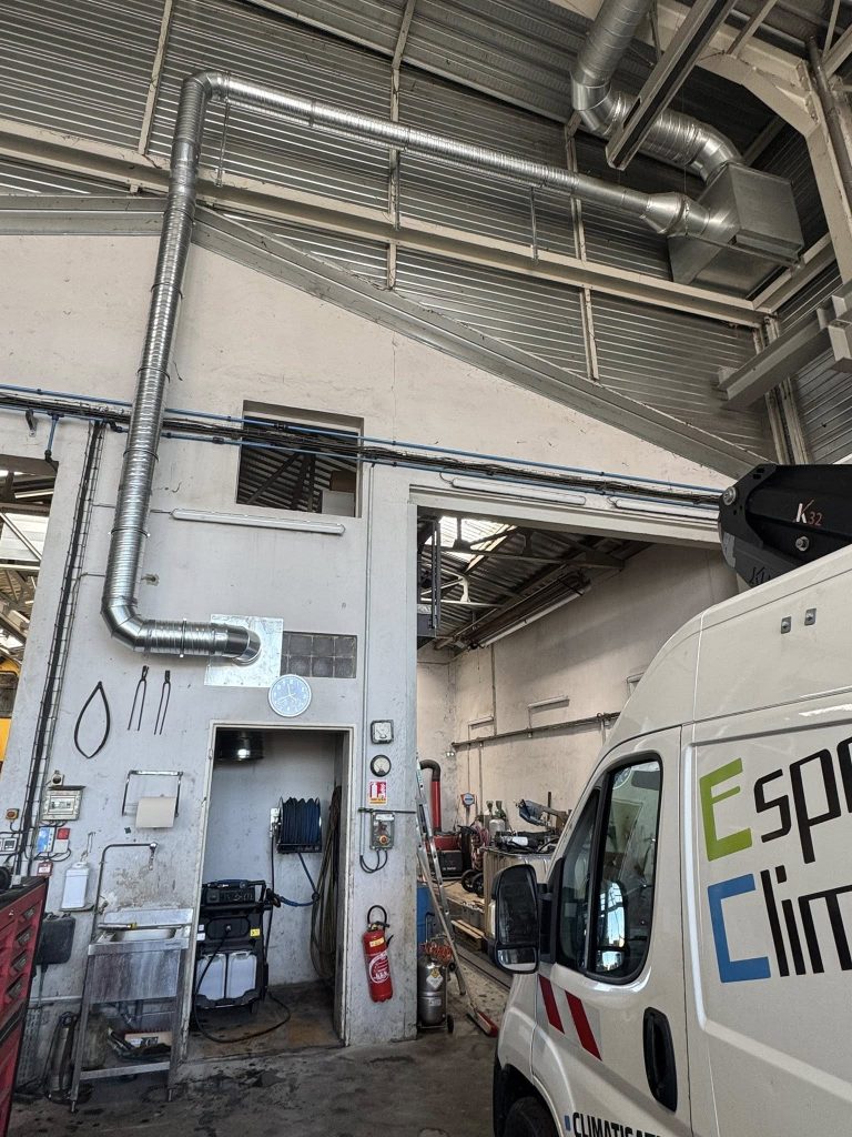 Réalisation d’un réseau de gaines d’extraction industrielle au Port Rhénan