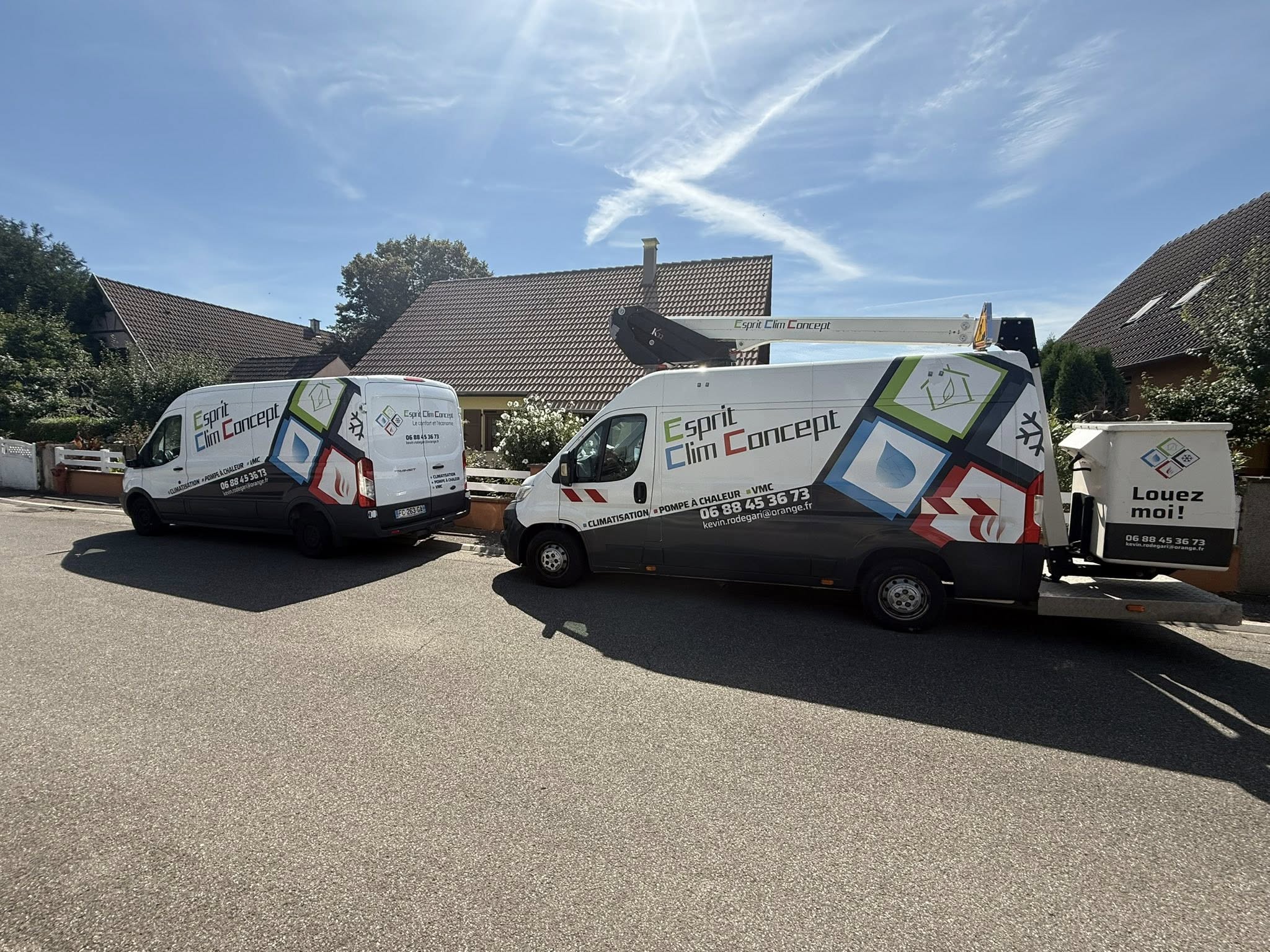 Installation de systèmes mono-split gainables Mitsubishi à Kunheim (68) proche de Biesheim