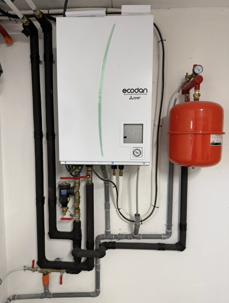 Pompe à chaleur air/eau Mitsubishi à Hohrodberg près de Stosswihr – Installation par artisan local