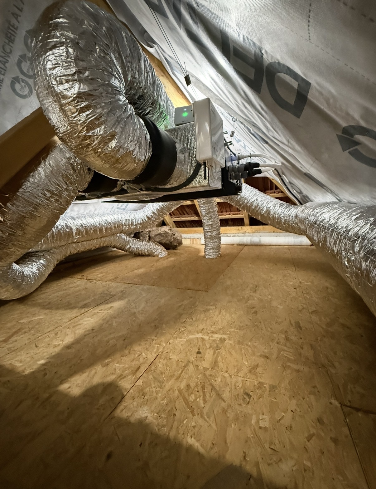 Installation de climatisation gainable Mitsubishi à Colmar près de Horbourg-Wihr